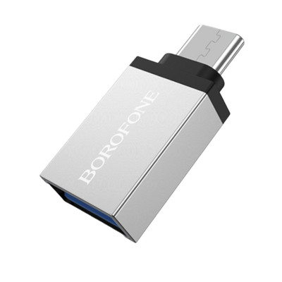 Перехідник OTG USB-Type C Borofone BV3 Перехідник OTG USB-Type C Borofone BV3