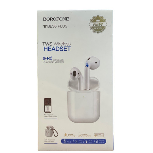 Навушники Bluetooth Borofone BE30 Plus white Навушники Bluetooth Borofone BE30 Plus white