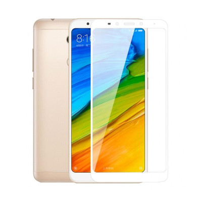 Захисне скло Glass Xiaomi Redmi 5 9D white Захисне скло Glass Xiaomi Redmi 5 9D white