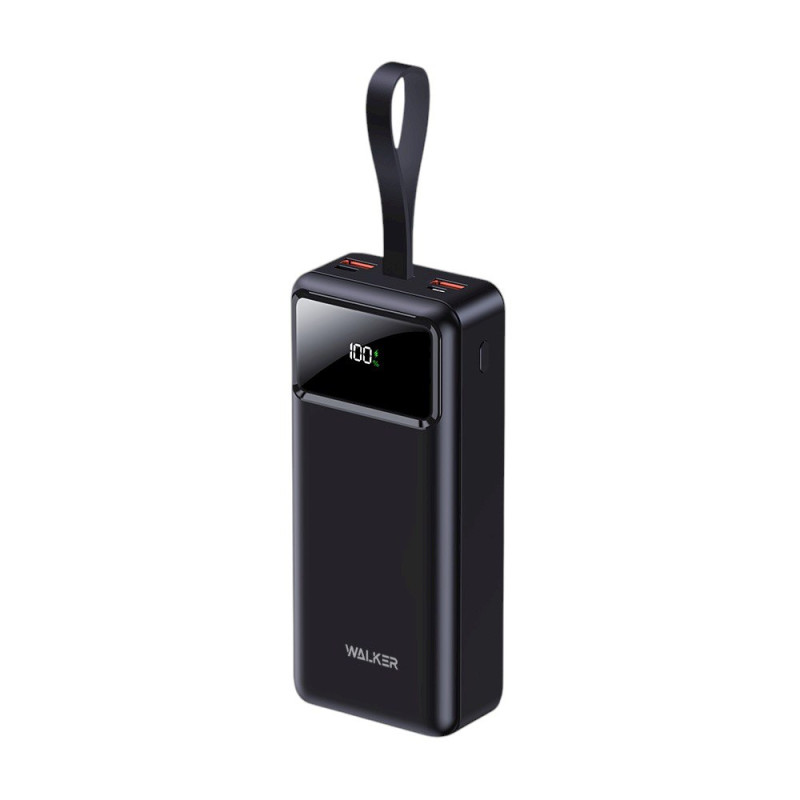 Зовнішній акумулятор Power Bank Walker WB-630 30000 mAh QC 22.5W black Зовнішній акумулятор Power Bank Walker WB-630 30000 mAh QC 22.5W black