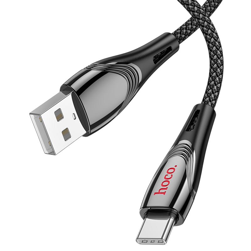 USB кабель Hoco U133 Type-C black USB кабель Hoco U133 Type-C black