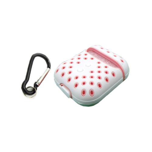 Чохол для Airpods, Airpods 2 Sport design white-pink