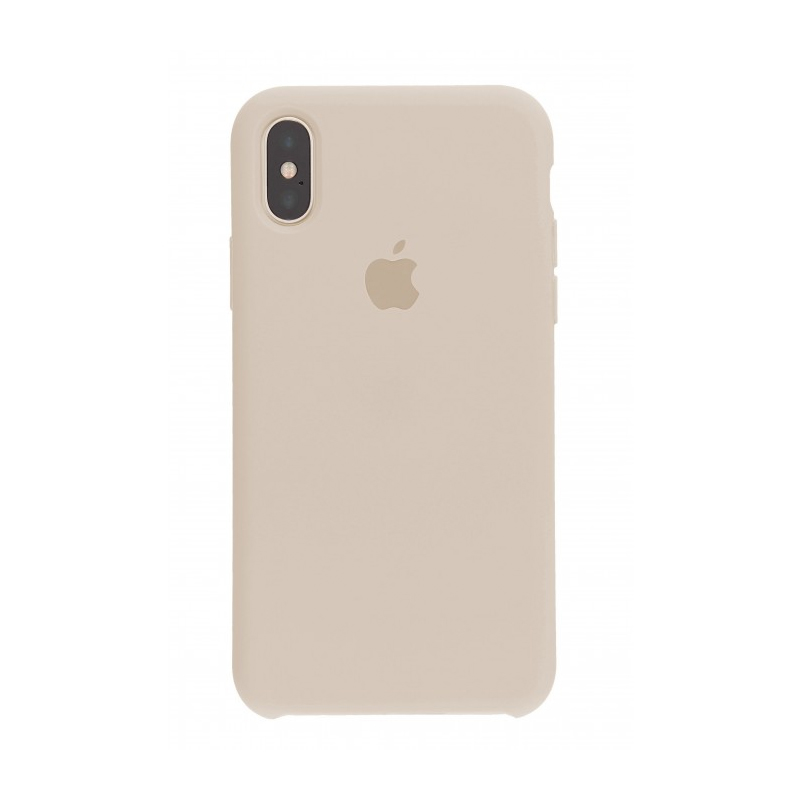Накладка Original Silicone Case iPhone X, XS beige