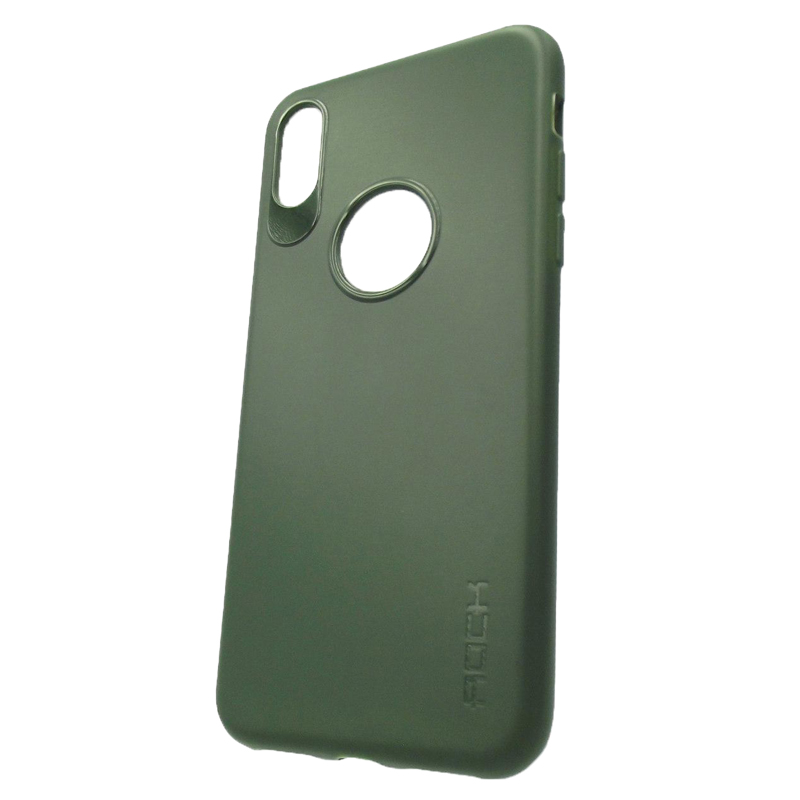 Накладка Rock iPhone X, XS green