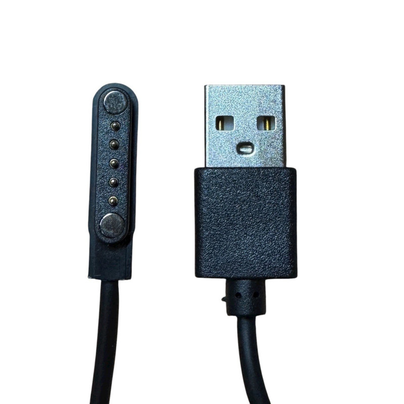 Кабель USB для заряджання Cмарт годинників магнітний 5 pin (3 x 12 mm) Кабель USB для заряджання Cмарт годинників магнітний 5 pin (3 x 12 mm)