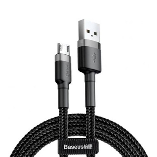 USB кабель Baseus CAMKLF-CG1 microUSB 2 метра black USB кабель Baseus CAMKLF-CG1 microUSB 2 метра black
