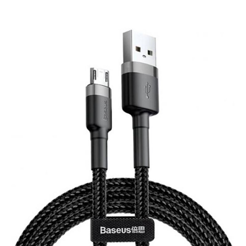 USB кабель Baseus CAMKLF-CG1 microUSB 2 метра black