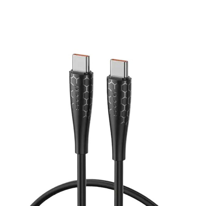 USB кабель Toocki Type-C to Type-C TQ-X26 100W black 25 см