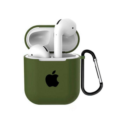 Чохол для Airpods, Airpods 2 Original Silicone olive Чохол для Airpods, Airpods 2 Original Silicone olive