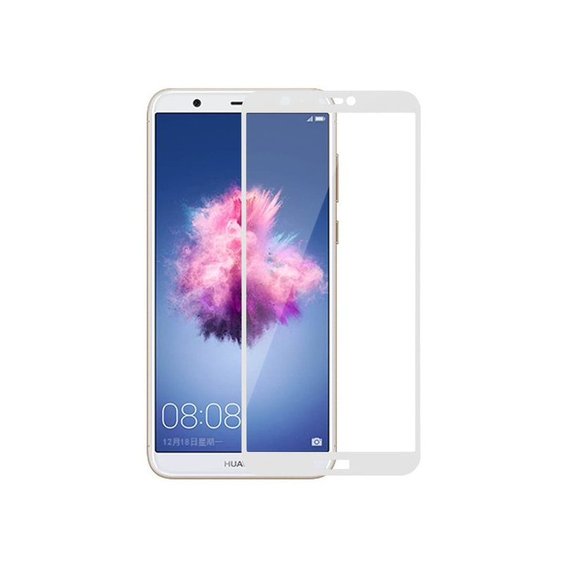Захисне скло Glass Huawei P Smart Full Glue white