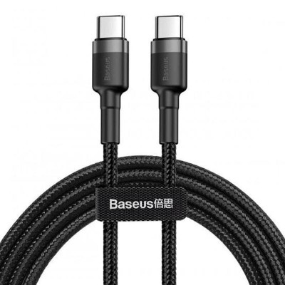 USB кабель Baseus Type-C to Type-C CATKLF-HG1 black 2m USB кабель Baseus Type-C to Type-C CATKLF-HG1 black 2m