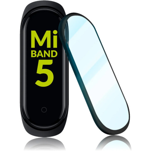 Захисне скло Glass Xiaomi Mi Band 5 3D black Захисне скло Glass Xiaomi Mi Band 5 3D black