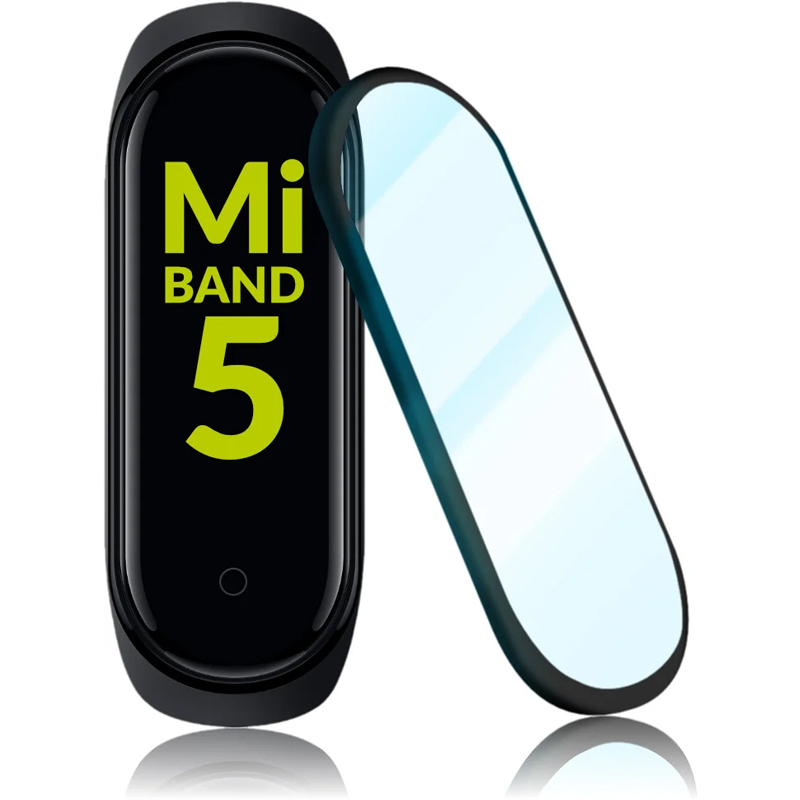 Захисне скло Glass Xiaomi Mi Band 5 3D black