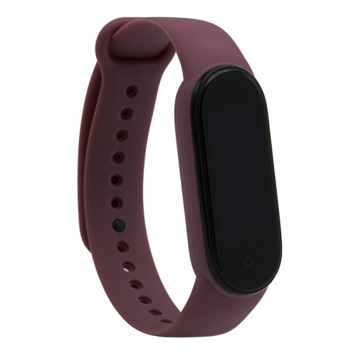 Ремінець для Xiaomi Mi Band 5, 6 silicone bordo Ремінець для Xiaomi Mi Band 5, 6 silicone bordo
