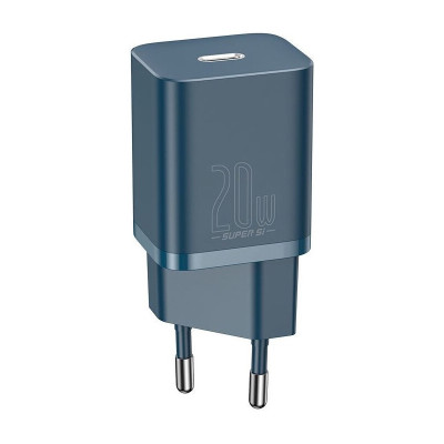 Зарядний пристрій Baseus 1C Type-C 20W blue (CCSUP-B03) Зарядний пристрій Baseus 1C Type-C 20W blue (CCSUP-B03)
