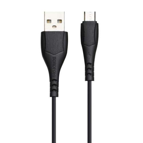 USB кабель Borofone BX37 microUSB black USB кабель Borofone BX37 microUSB black