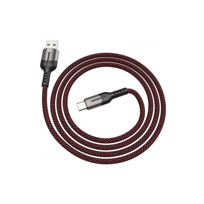 USB кабель Hoco U68 Gusto Type-C 5A black