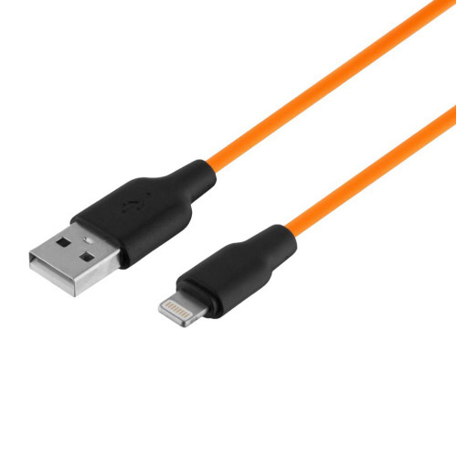 USB кабель Hoco X21 Plus Lightning black orange USB кабель Hoco X21 Plus Lightning black orange
