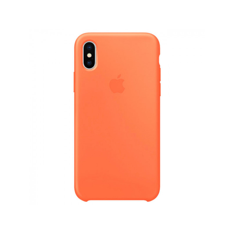 Накладка Original Silicone Case iPhone XS Max orange