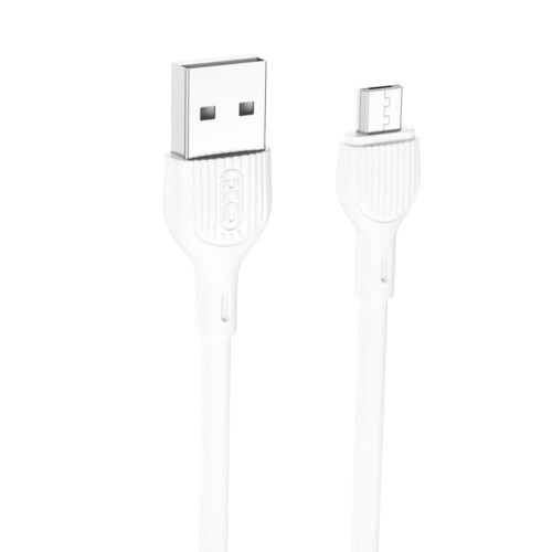 USB кабель XO NB200 microUSB white