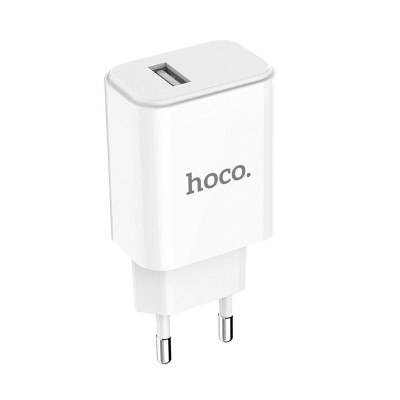Зарядний пристрій Hoco C61A 1 USB 2100 mA white Зарядний пристрій Hoco C61A 1 USB 2100 mA white