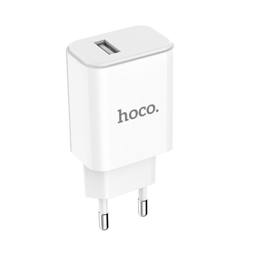 Зарядний пристрій Hoco C61A 1 USB 2100 mA white Зарядний пристрій Hoco C61A 1 USB 2100 mA white