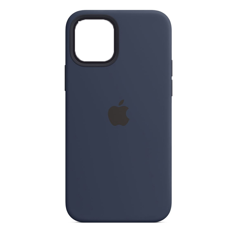 Накладка Original Silicone Case iPhone 12, 12 Pro blue dark