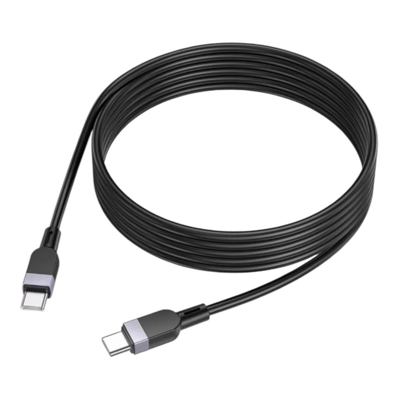 USB кабель Hoco X109 Type-C to Type-C black 2m