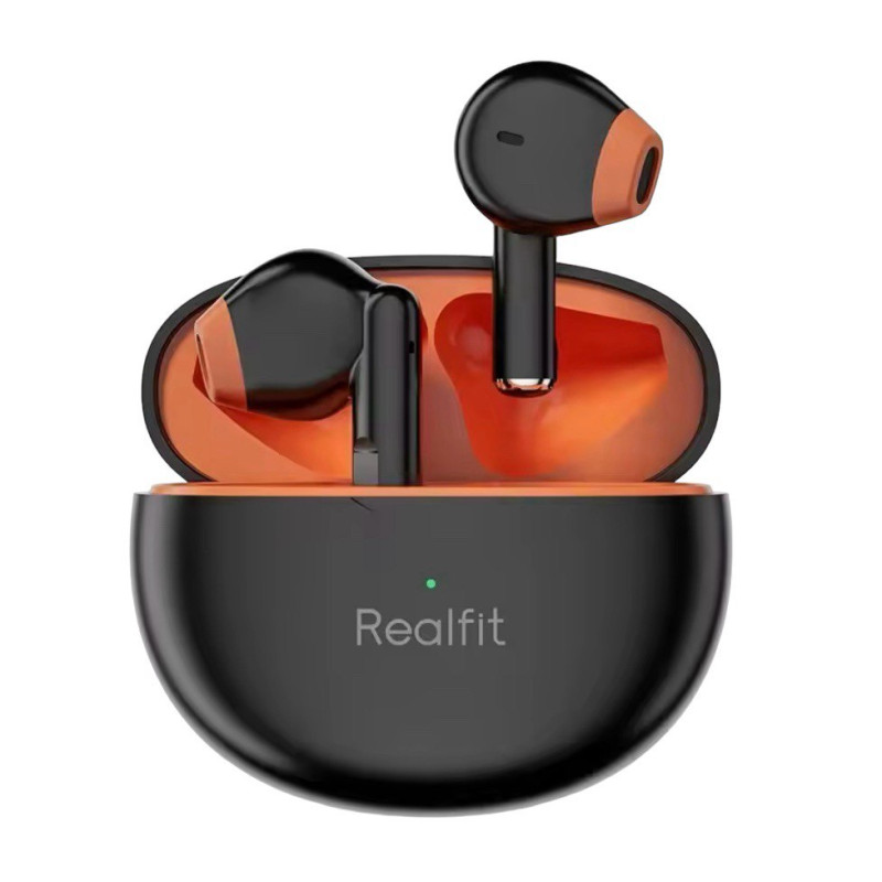 Навушники Bluetooth Realfit F2 black orange