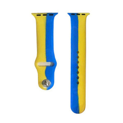 Ремінець для Apple Watch Silicone 38, 40, 41 Ukrainian Flag Ремінець для Apple Watch Silicone 38, 40, 41 Ukrainian Flag