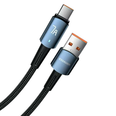 USB кабель Essager Type-C 7А black