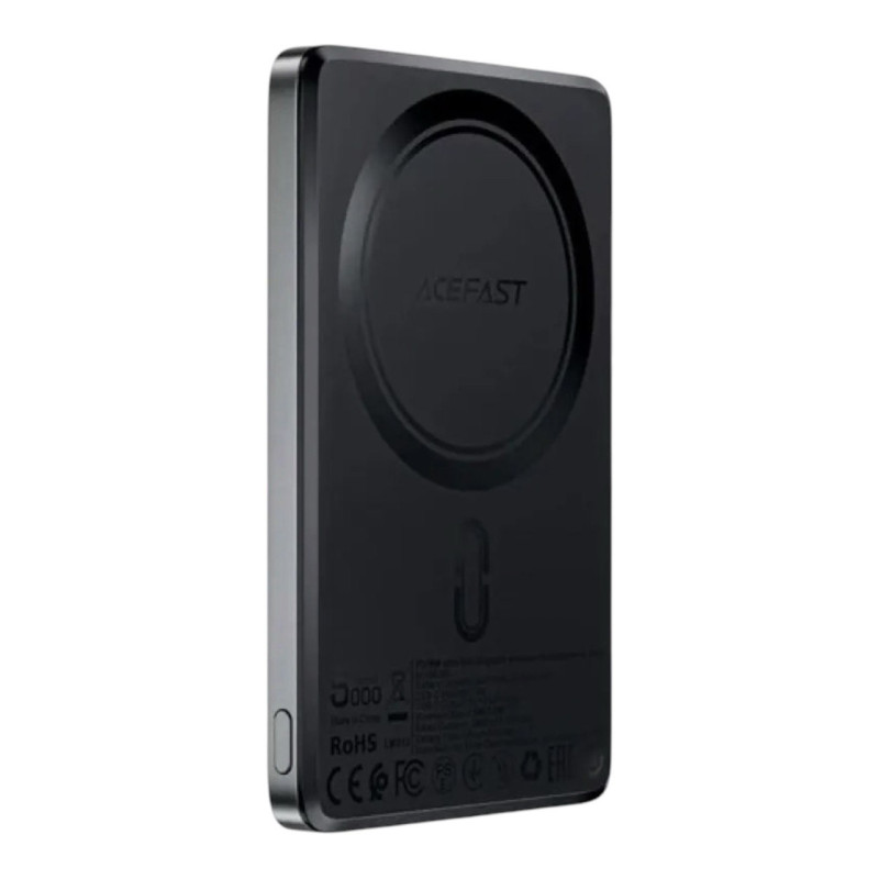Зовнішній акумулятор Acefast M8 5000 mAh 18W MagSafe black Зовнішній акумулятор Acefast M8 5000 mAh 18W MagSafe black