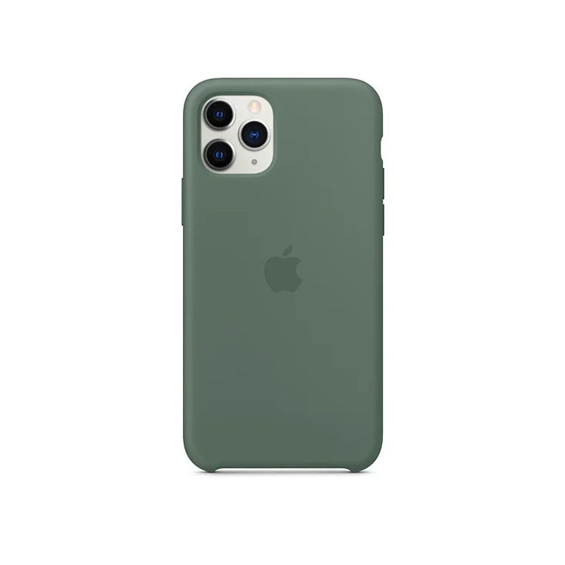 Накладка Original Silicone Case iPhone 11 Pro Max blackish green