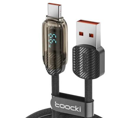 USB кабель Toocki Type-C TQ-X59, LCD, 60W black