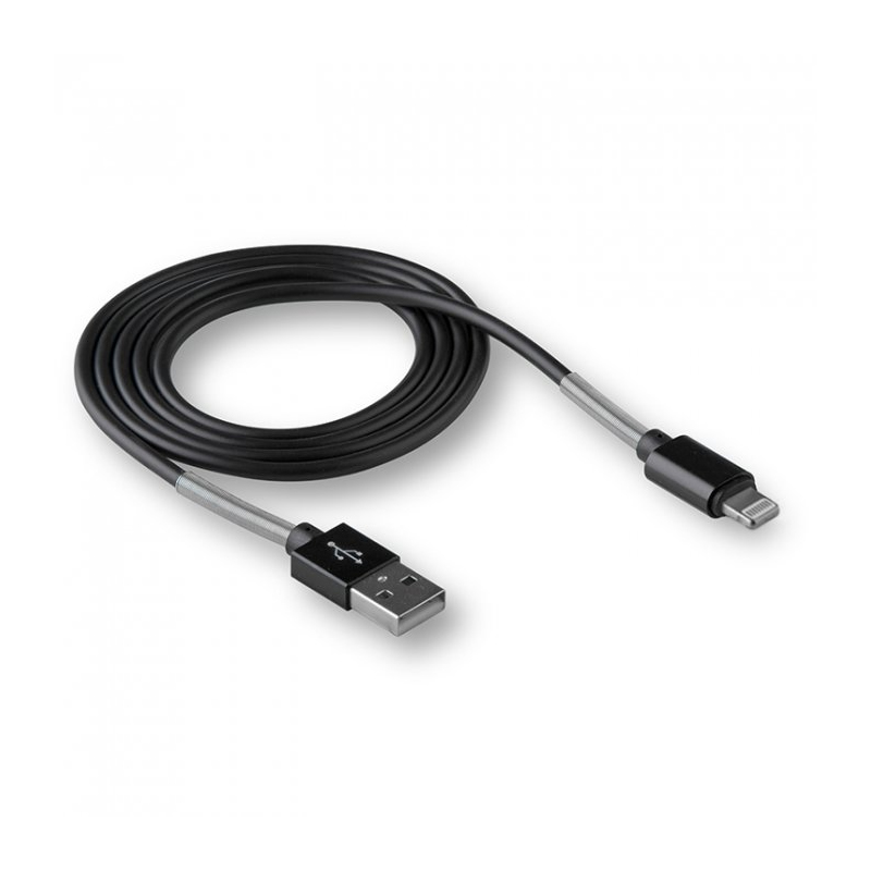 USB кабель Walker C720 Lightning 2 метри black