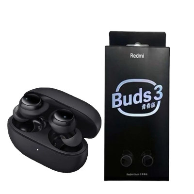 Навушники Bluetooth Xiaomi Redmi Buds 3 black Навушники Bluetooth Xiaomi Redmi Buds 3 black