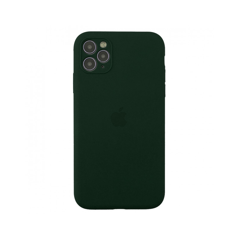 Накладка Original Silicone Case iPhone 11 Pro Max green forest Close Camera
