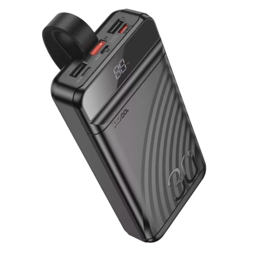 Зовнішній акумулятор Hoco J123B 30000 mAh 22.5W black Зовнішній акумулятор Hoco J123B 30000 mAh 22.5W black
