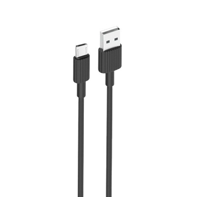 USB кабель XO NB156 microUSB black USB кабель XO NB156 microUSB black