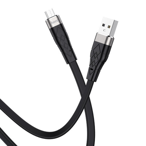 USB кабель Hoco X53 Silicone microUSB black USB кабель Hoco X53 Silicone microUSB black