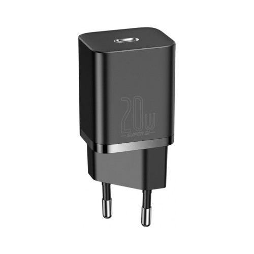 Зарядний пристрій Baseus 1 Type-C 20W black (CCSUP-B01) Зарядний пристрій Baseus 1 Type-C 20W black (CCSUP-B01)