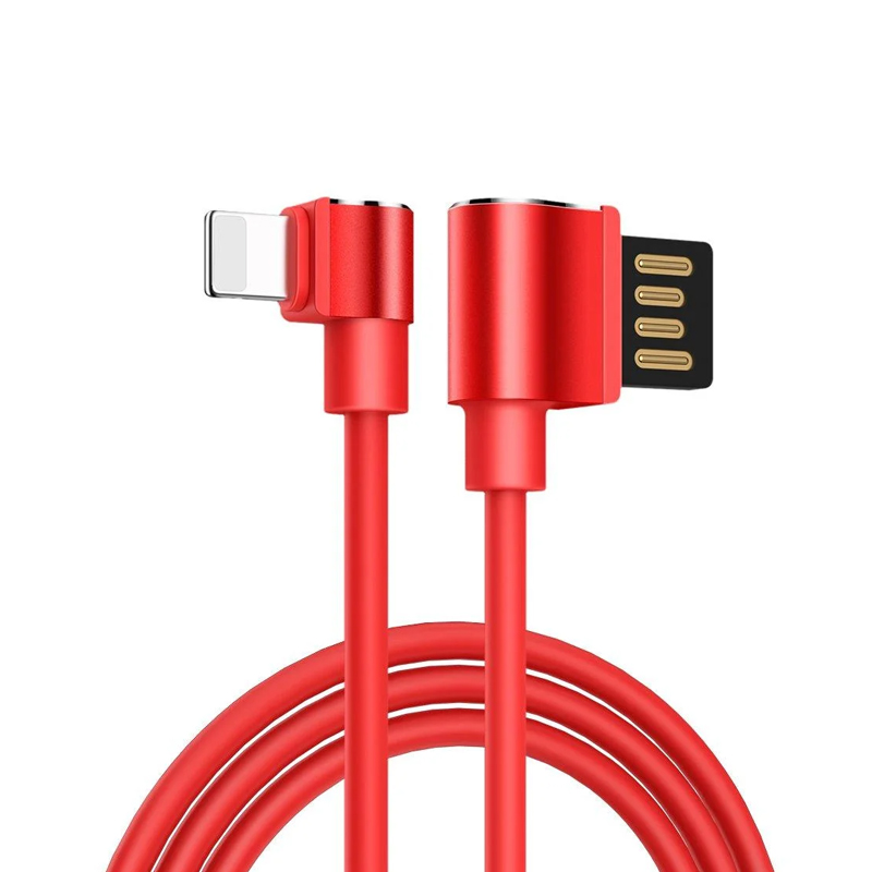USB кабель Hoco U37 Long roam Lightning red