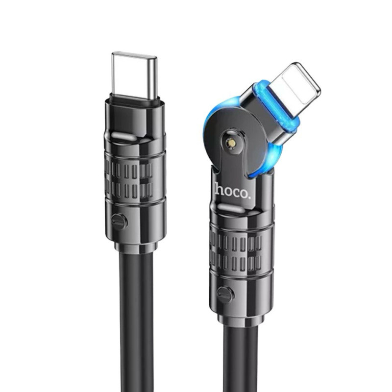 USB кабель Hoco U118 Type-C на Lightning black