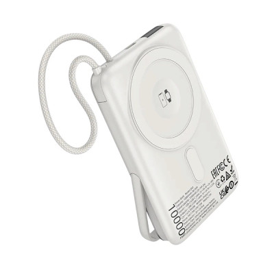 Зовнішній акумулятор Hoco Q43 20W MagSafe 10000 mAh silver Зовнішній акумулятор Hoco Q43 20W MagSafe 10000 mAh silver