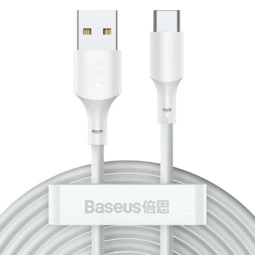 USB кабель Baseus Type-C TZCATZJ-02 white 2pcs 1.5m USB кабель Baseus Type-C TZCATZJ-02 white 2pcs 1.5m