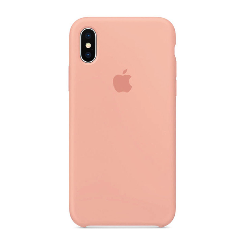 Накладка Original Silicone Case iPhone X, XS flamingo