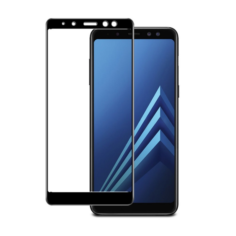 Захисне скло Glass Samsung A530 Galaxy A8 2018 9D black