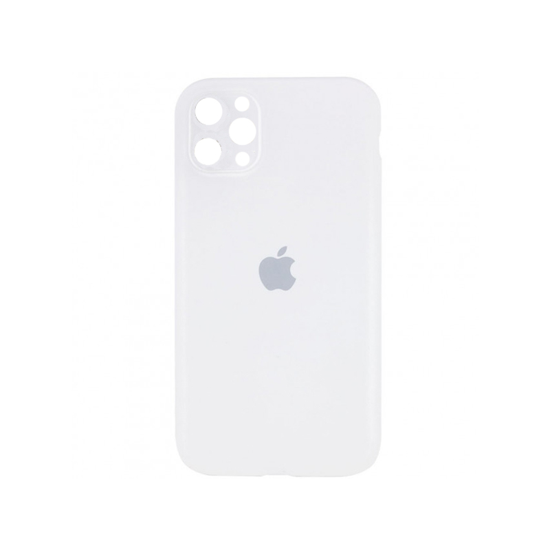 Накладка Original Silicone Case iPhone 12 Pro white Close Camera
