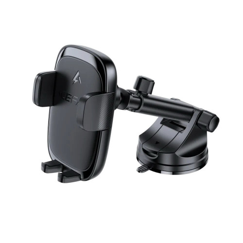 Автотримач Acefast D49, press type wireless charging car holder for dashboard black