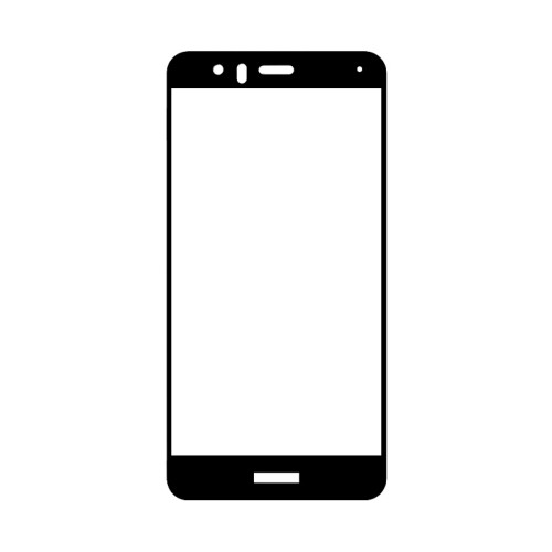 Захисне скло Glass Huawei P10 Lite Full Glue black